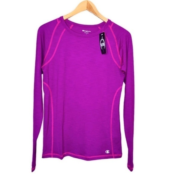 CHAMPION Lingonberry Active Long Sleeve Shirt - Picture 1 of 7